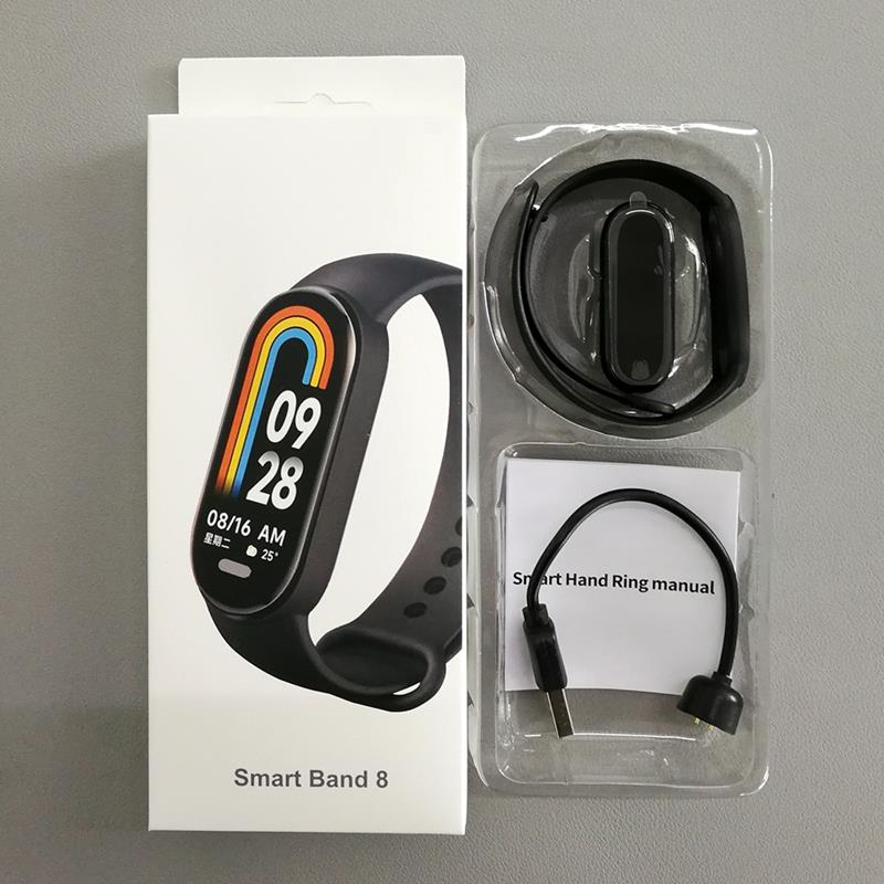 Relógio inteligente M8 com pulseira magnética - Preto