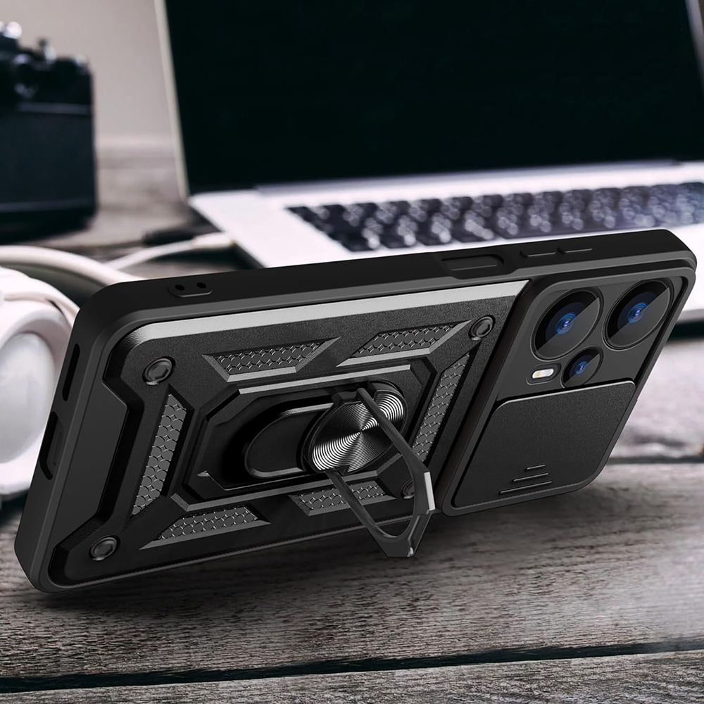 Capa protetora Techsuit CamGuard para Realme GT 6/GT 6T - preto