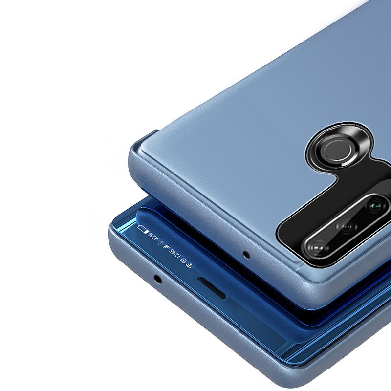 Capa Clear View para Huawei Y6P - preto