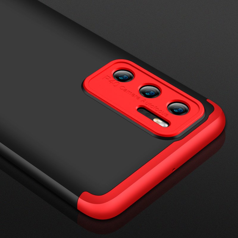 Capa protetora GKK 360 - Capa frontal e traseira de todo o móvel para Huawei P40 - preto