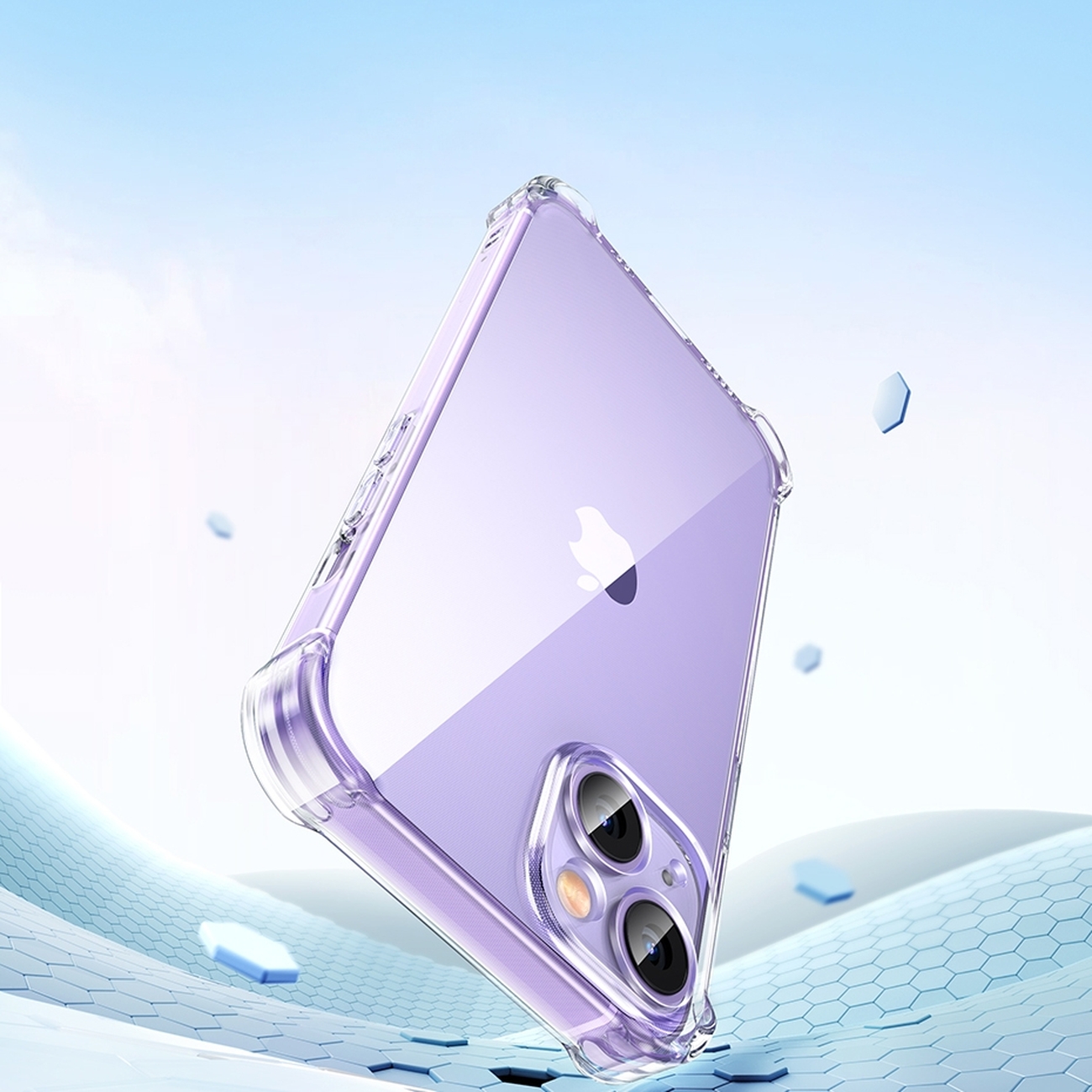 Capa de gel protetora Ugreen para Apple iPhone 14 - transparente