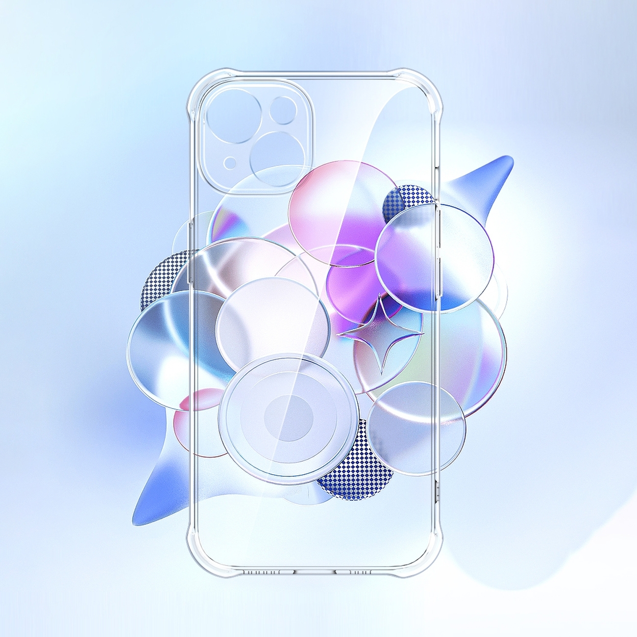 Capa de gel protetora Ugreen para Apple iPhone 14 - transparente
