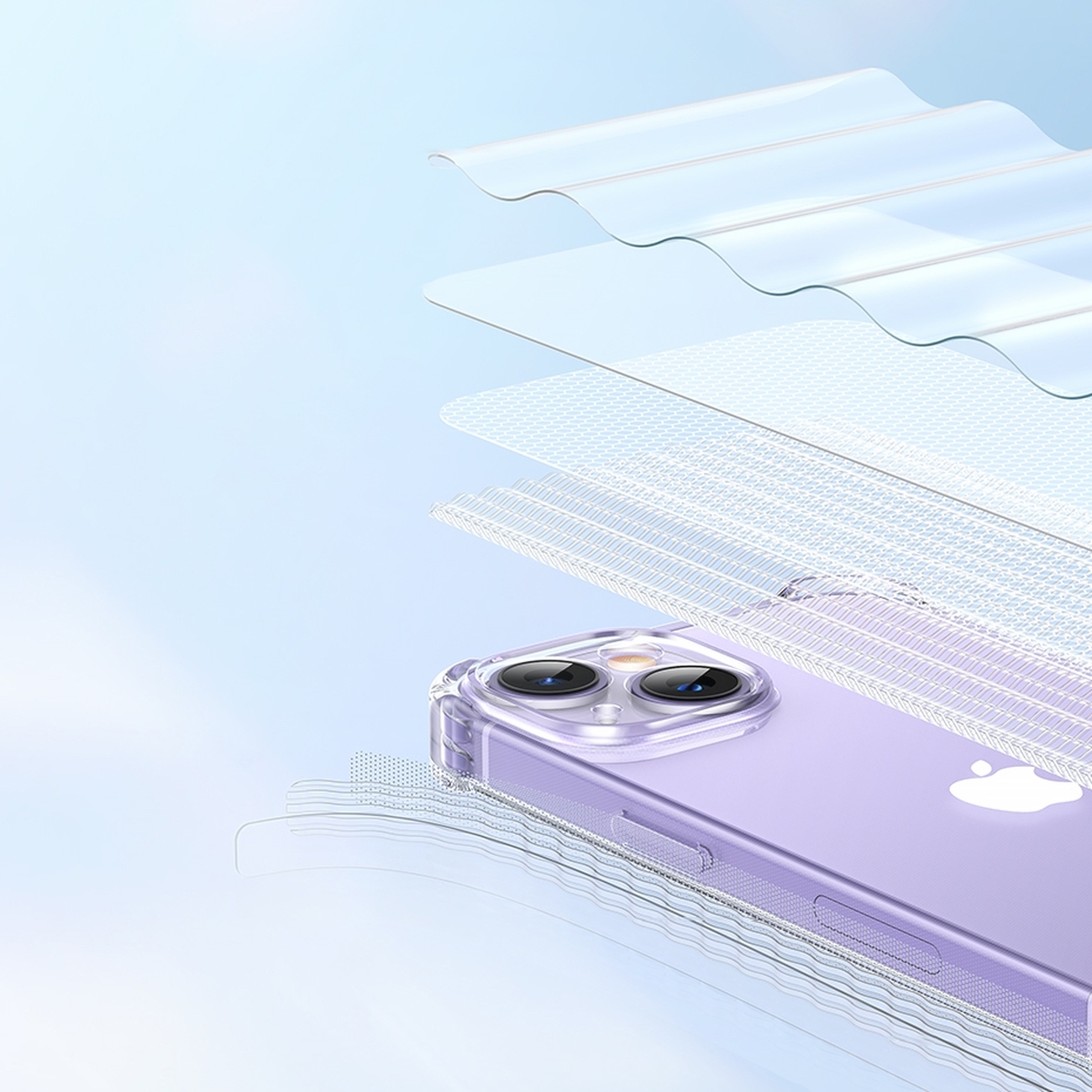 Capa de gel protetora Ugreen para Apple iPhone 14 - transparente