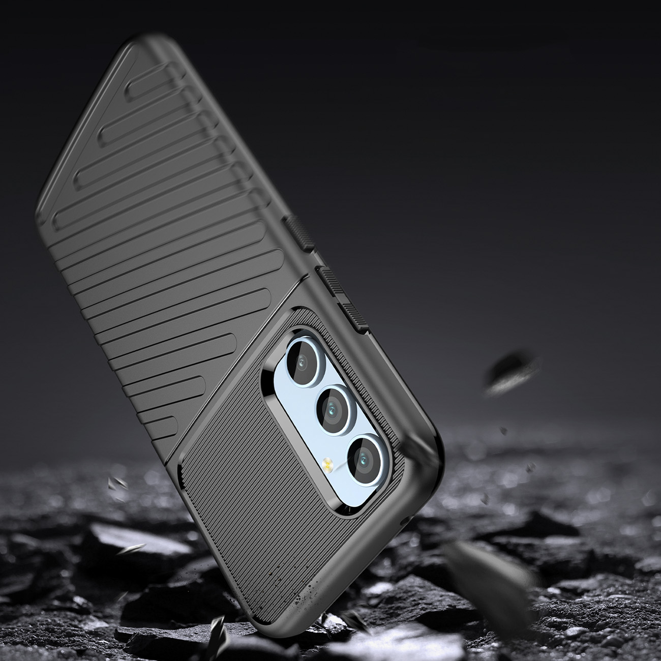 Capa resistente TPU para Samsung Galaxy A54 - preto