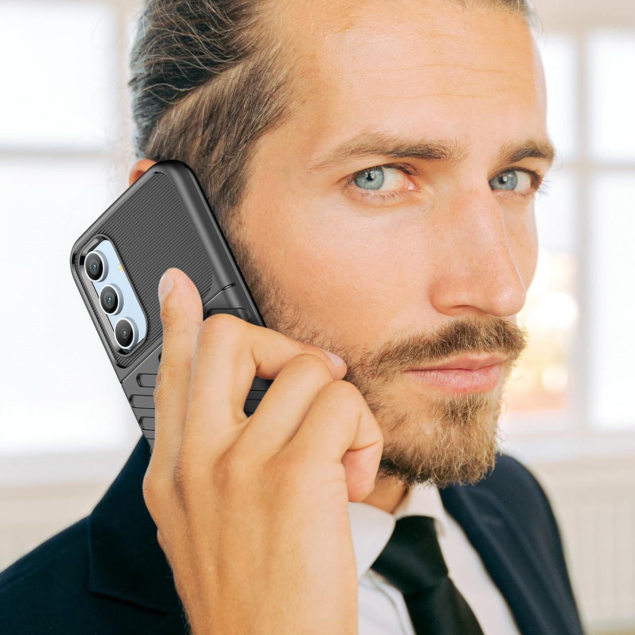 Capa resistente TPU para Samsung Galaxy A54 - preto