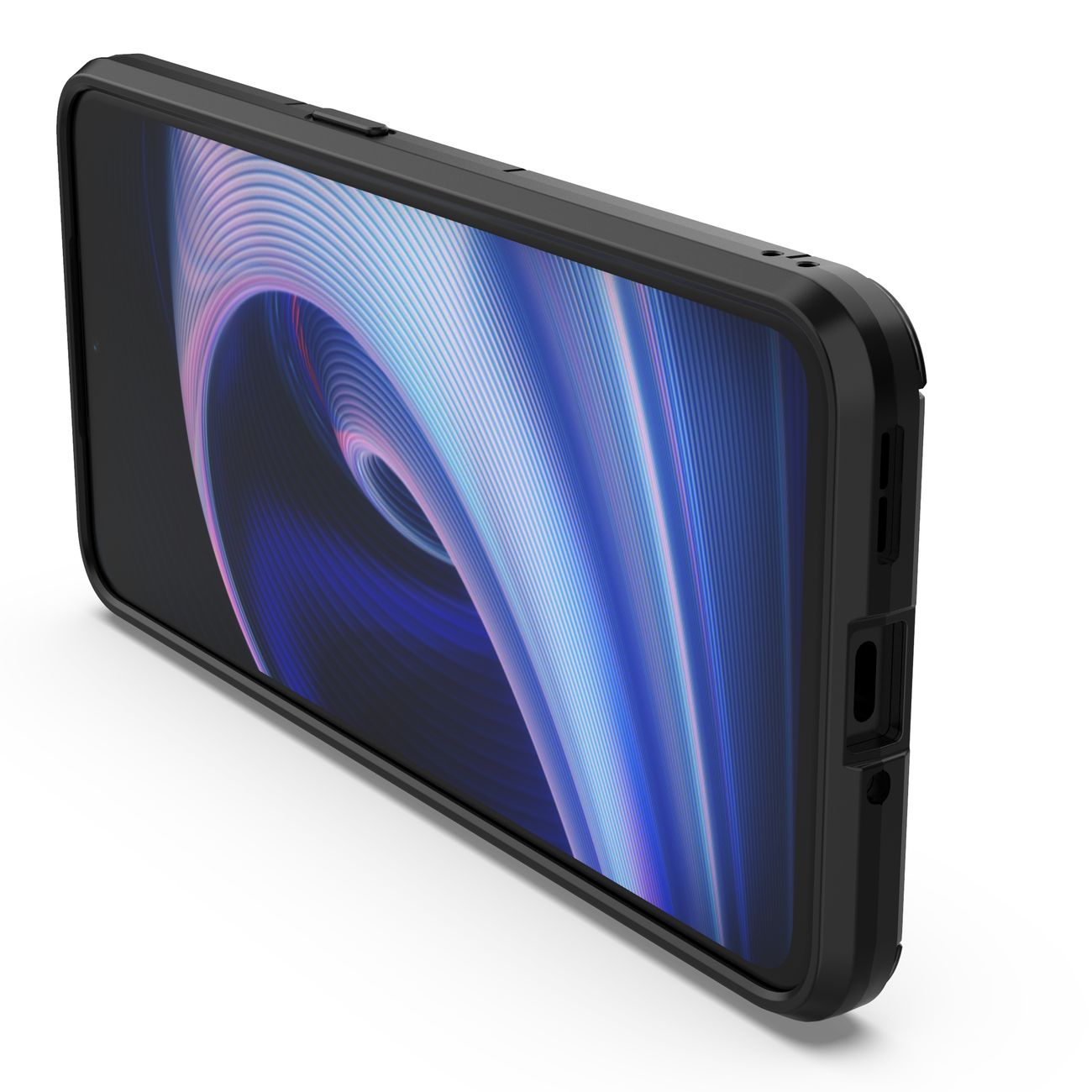 Capa Ring Armor resistente para OnePlus Ace - preto