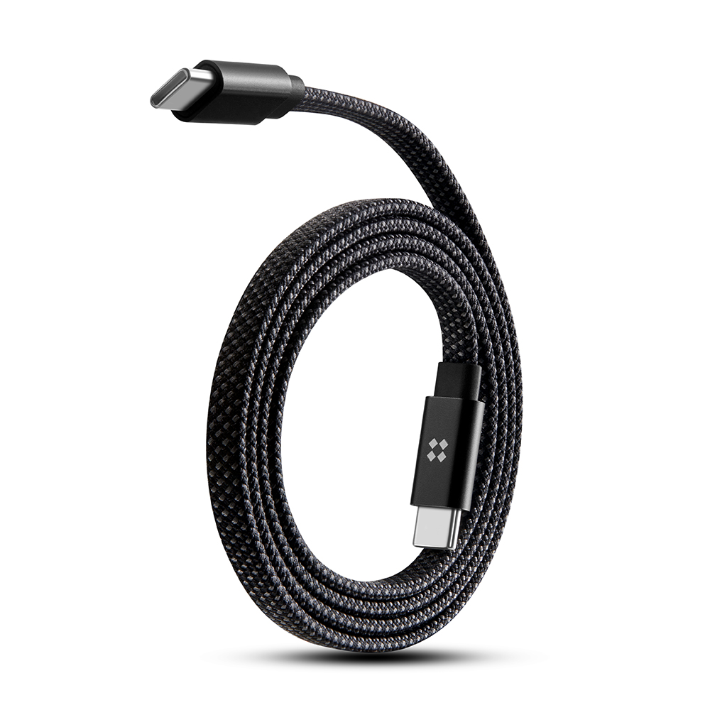 Edizard cabo magnético Type-C 240W - 1 m – Preto
