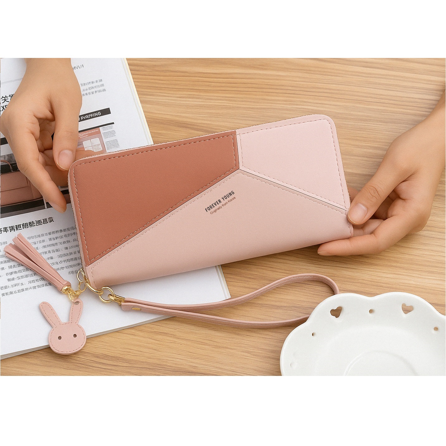 Carteira ZA-37085 - Rosa