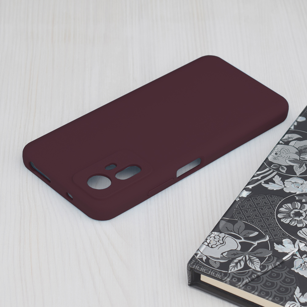 Capa de Silicone Soft Case para Xiaomi Redmi Note 12S - roxo