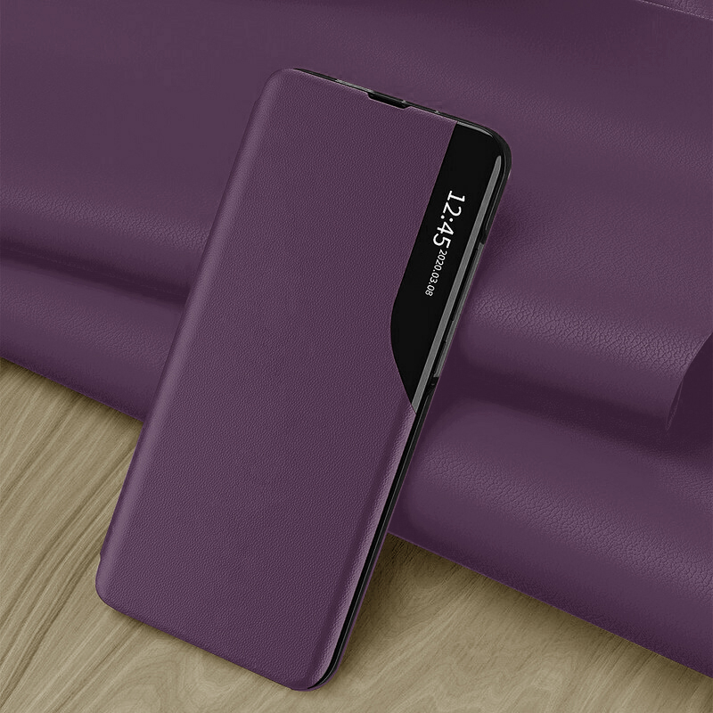 Capa de livro elegante View Case para Xiaomi 13T/13T Pro - preto
