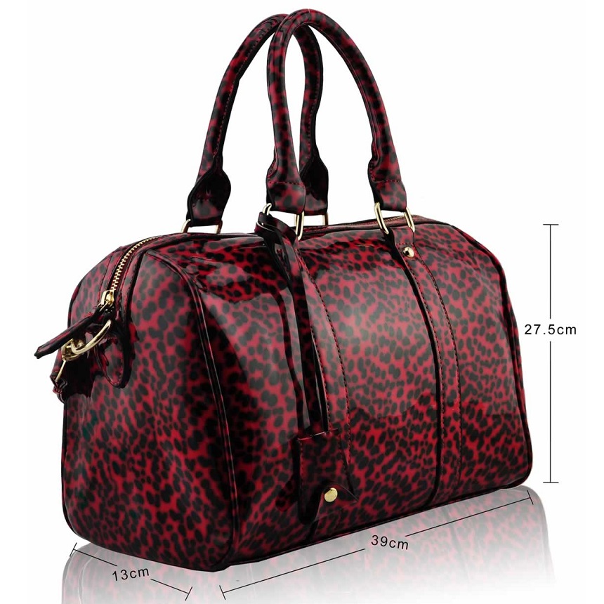 Bolsa LE-3801 - Vermelha/Preta