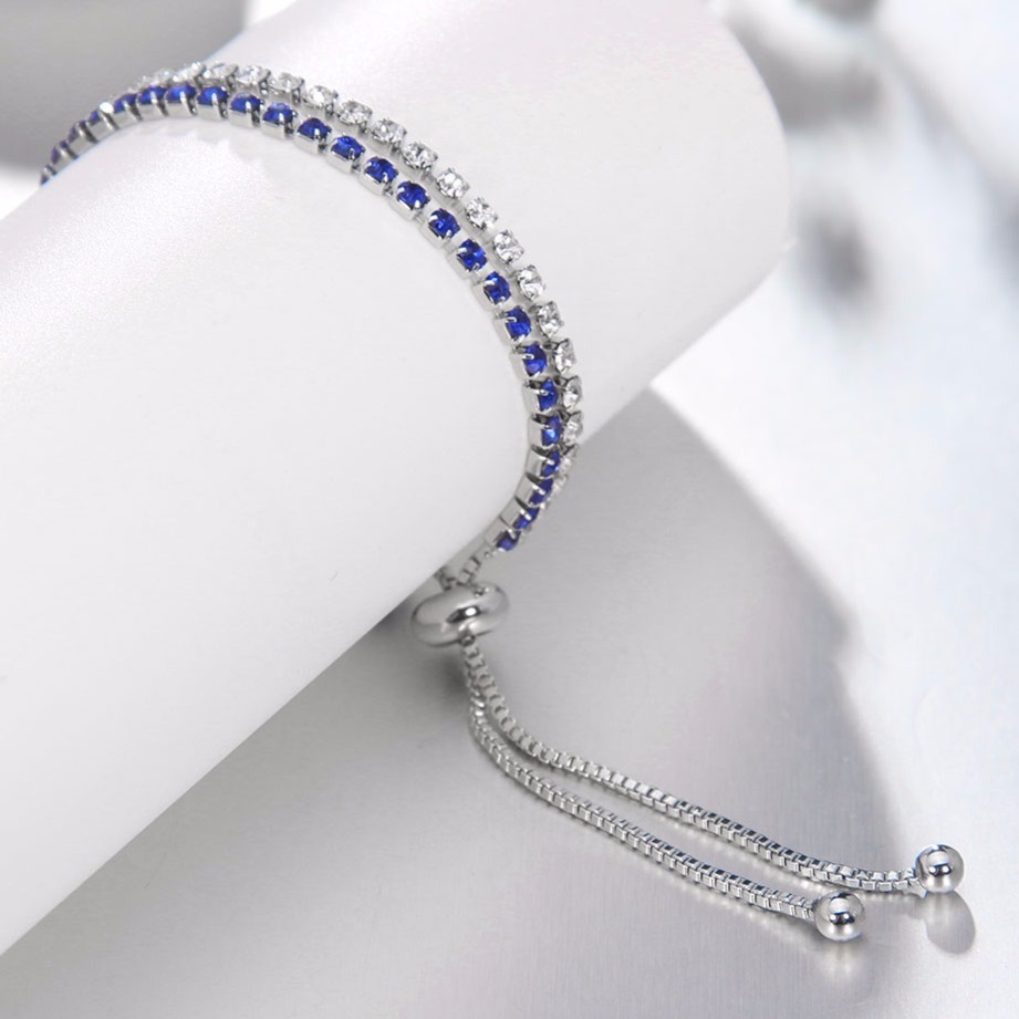 Pulseira DC-3573 - Prata/Azul
