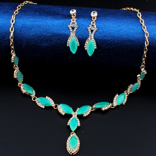 Conjunto EY-3344 - Prateado/Cristal