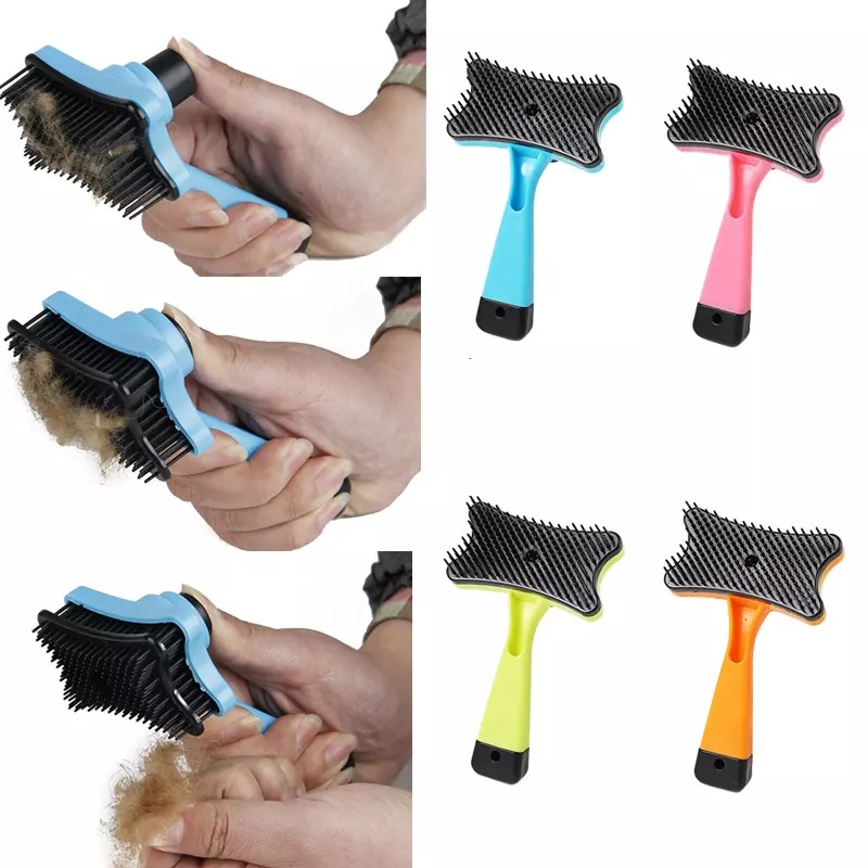 Removedor automático de pelos de animais - Amarelo