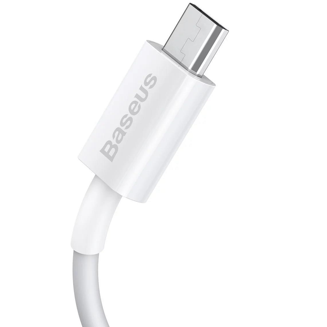 Baseus Superior Cabo de carregamento rápido e de dados MicroUSB 2A - 2m - Branco