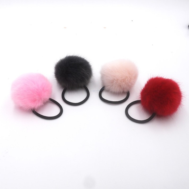 Elástico de cabelo RA-1635 - Rosa escuro