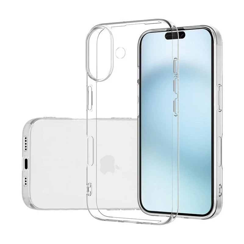 Capa protetora transparente para Apple iPhone 16 Plus - transparente