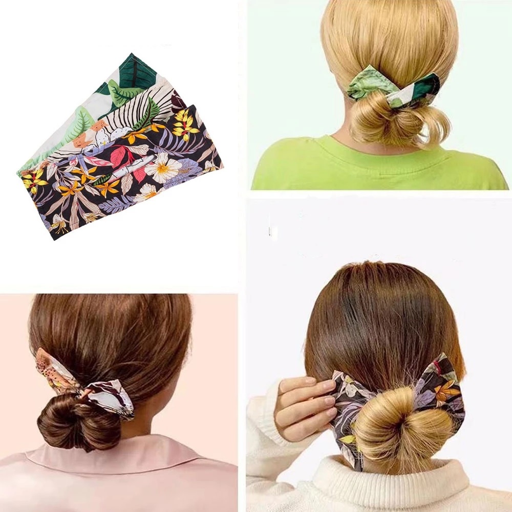 Laço de cabelo - Castanho / Preto