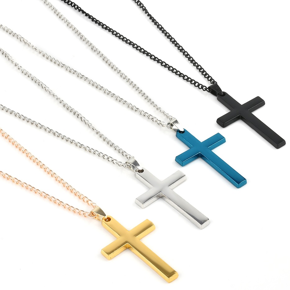 Colar Cross-Azul/Tipo2