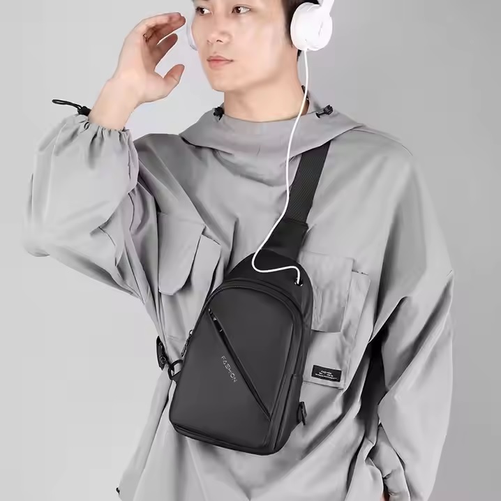 Bolsa de ombro NI-35562 - Cinza