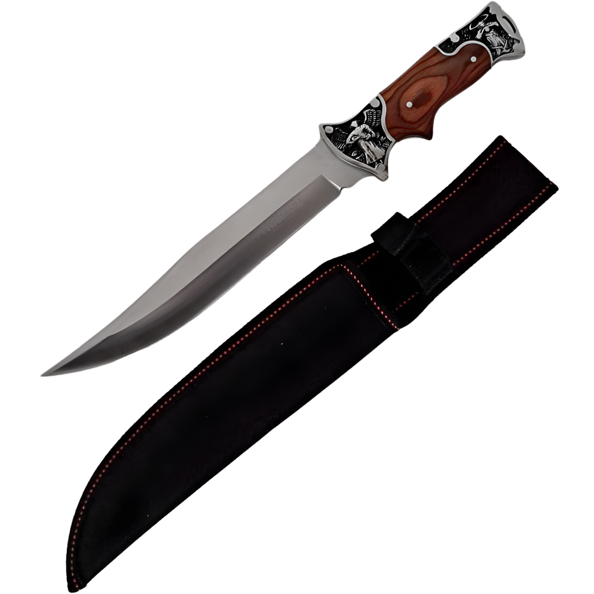 Faca Outdoor SA-39960 - Preta / Prateada
