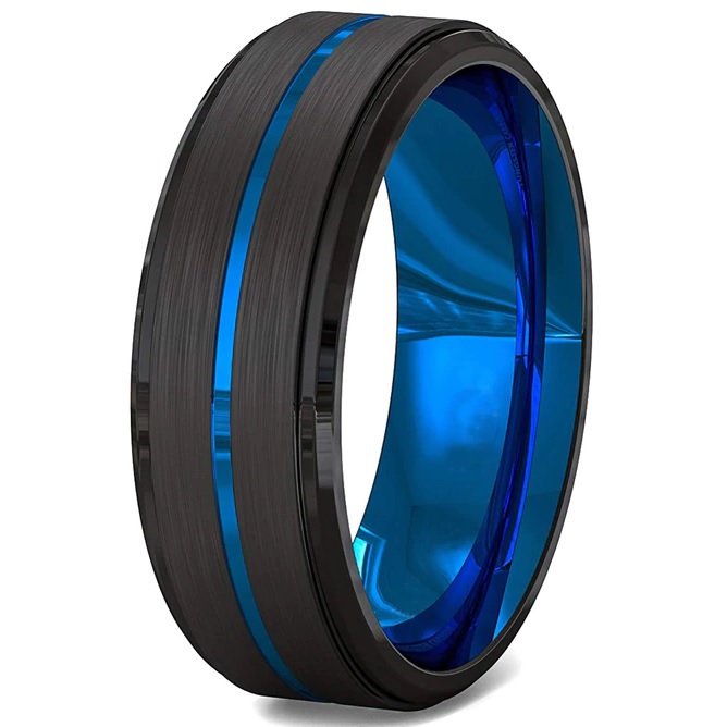 Anel AR-7138 - Preto/Azul/52mm