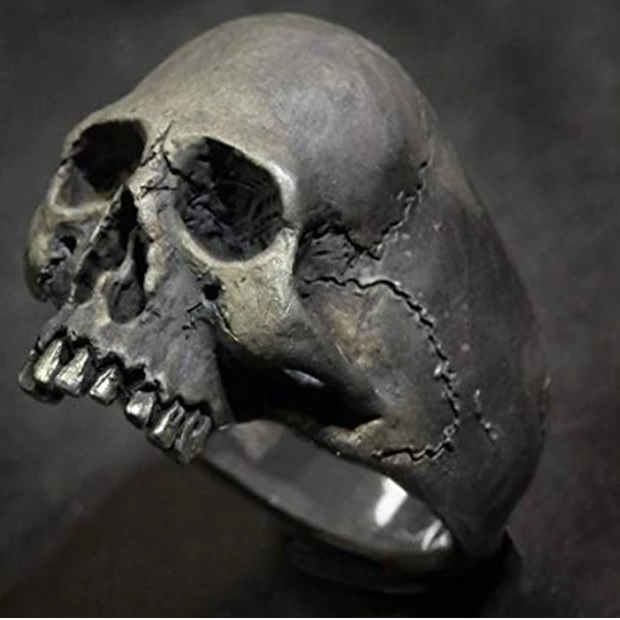 Anel Caveira-Preto/62mm