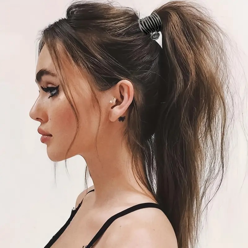 Presilha de cabelo KA-30633 - Prateada