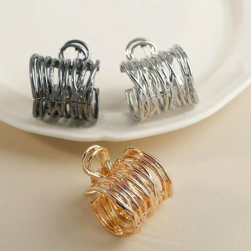 Presilha de cabelo KA-30633 - Prateada