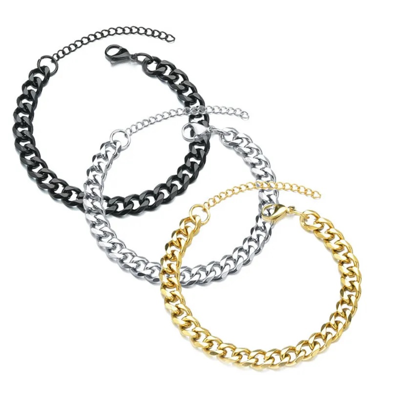 Pulseira TO-34818 - Dourada / 18+5cm / 5mm