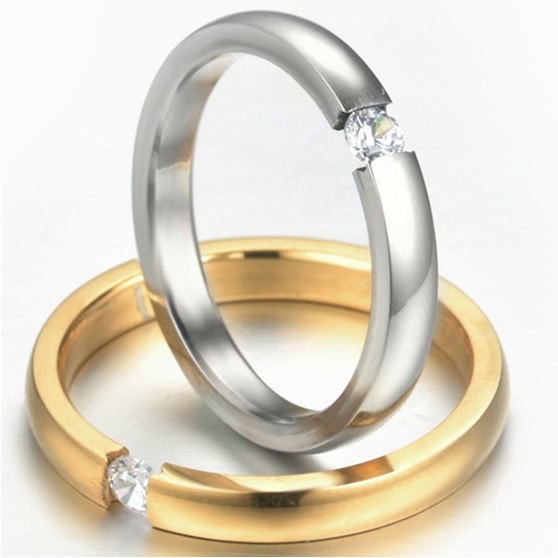 Anel UR-17291 - Dourado / Rosa / 49mm