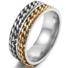Prata / Dourado / 57mm