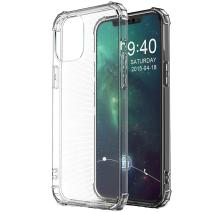 Capa de silicone com bordas reforçadas para Apple iPhone 14 - transparente