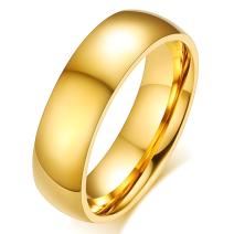 Anel masculino BO-4927 - Dourado / 57mm
