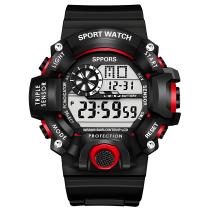 Relógio Masculino SA-22603 - Preto / Vermelho