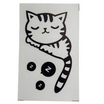 Autocolante acima do interruptor - Gato