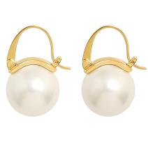 Brincos PE-20778 - Dourado / Branco