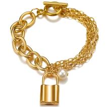 Pulseira VE-27037 - Dourada