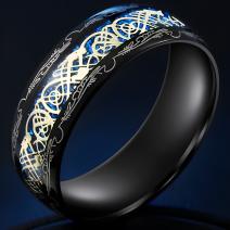 Anel OR-17125 - Preto / Azul / 67mm