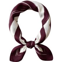 Lenço AR - 40436 - Branco / Bordéus