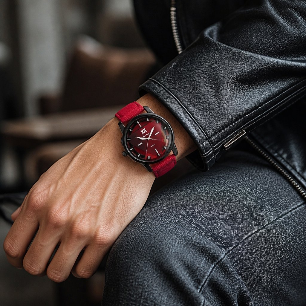 Relógio TR-12967 - Vermelho