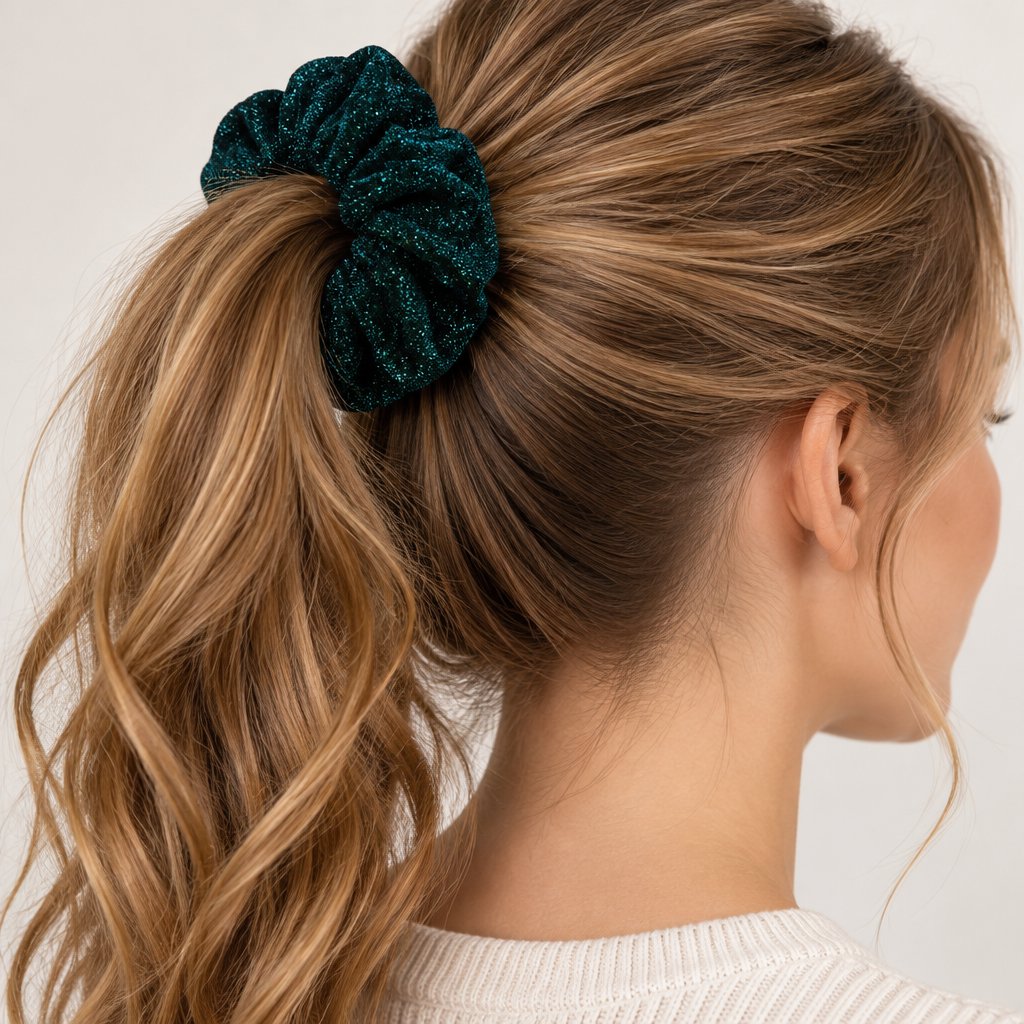 Elástico de cabelo GL-19002 - Verde escuro
