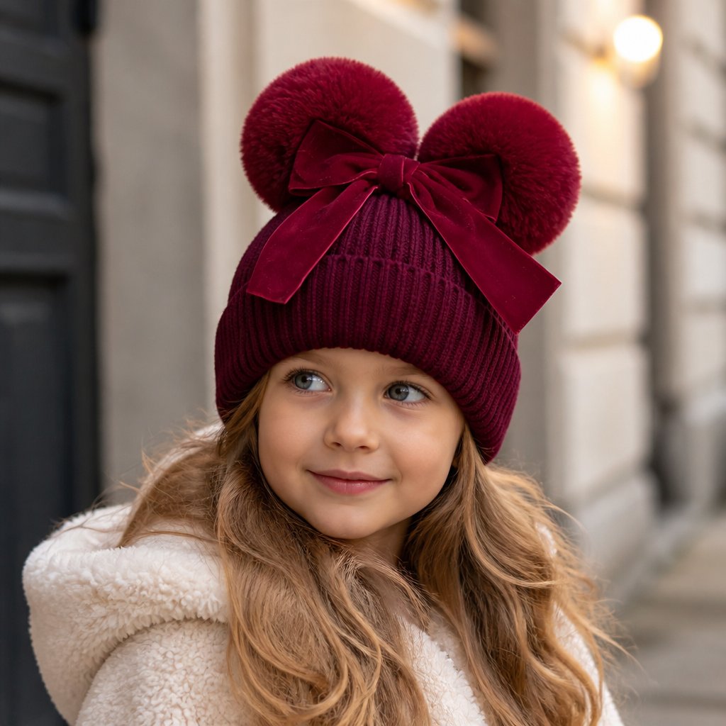 Gorro infantil BO-21310 - Bordô