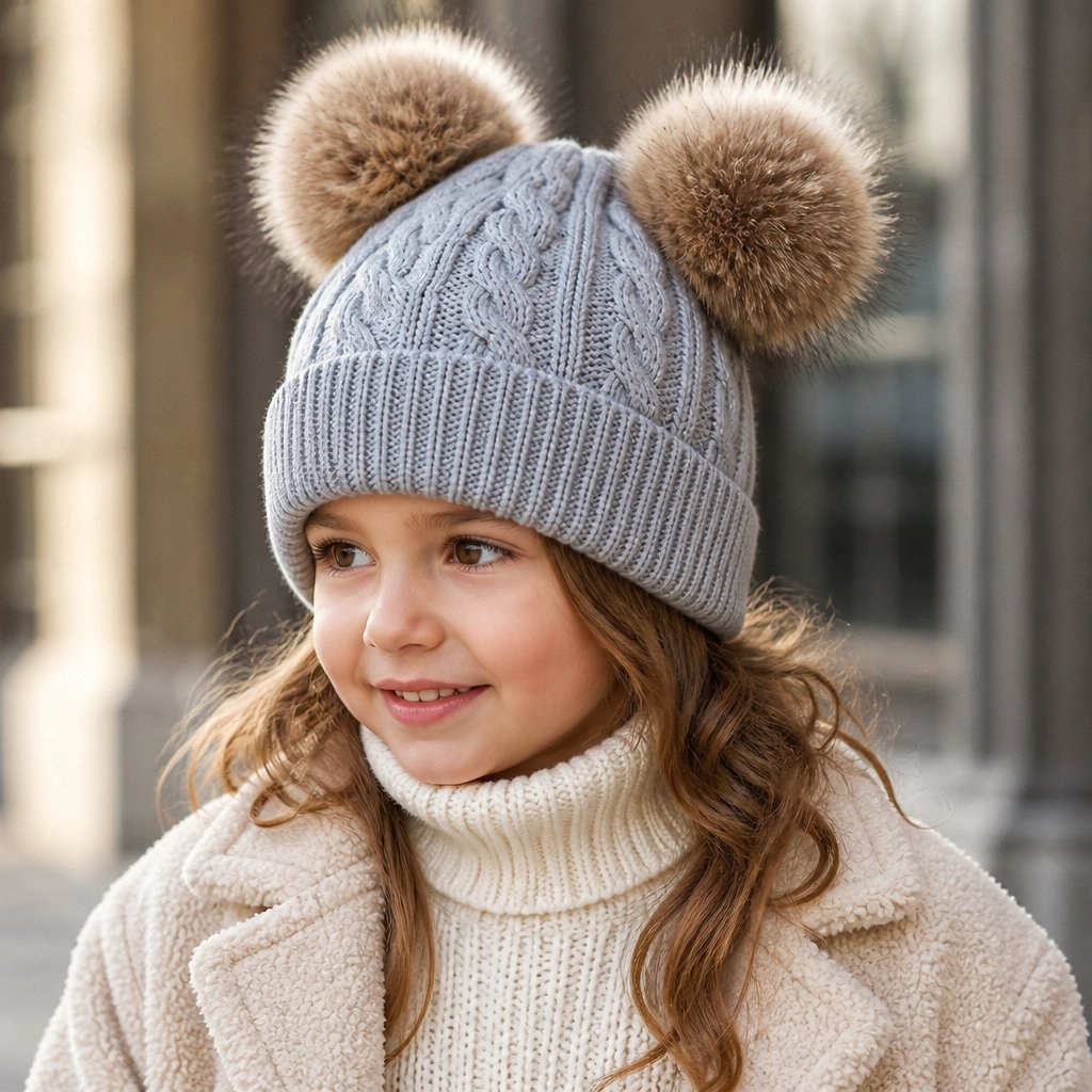 Gorro infantil FI-21491 - Cinza