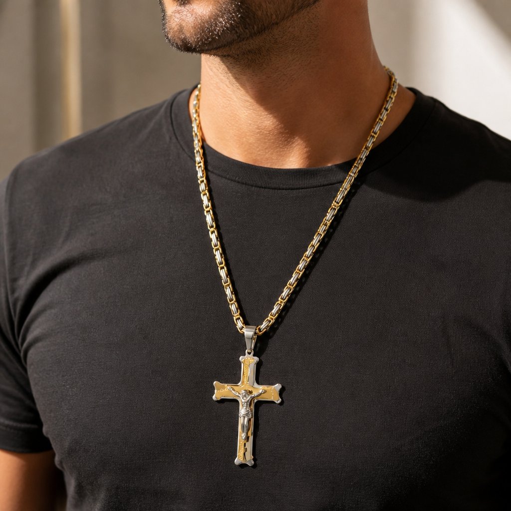Colar masculino BE-28451 - Tipo4 / 60cm