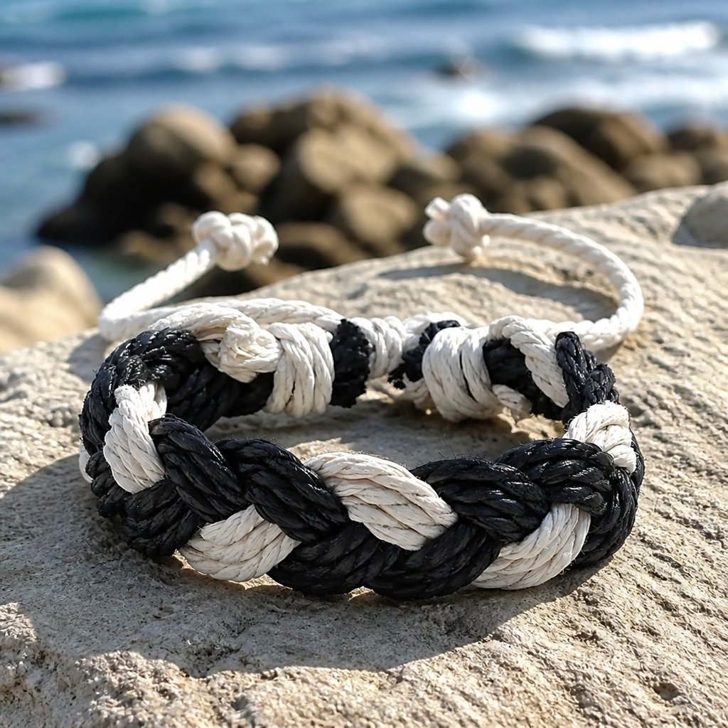 Pulseira TI-33204 - Preto / Branco