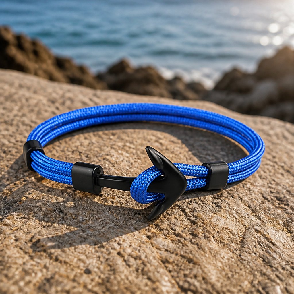 Pulseira Rope Anchor - Azul