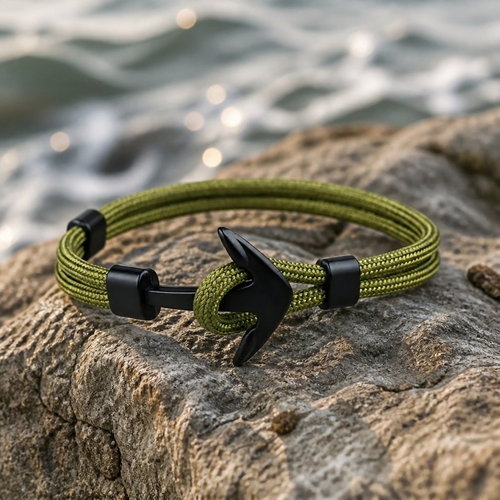 Pulseira Rope Anchor - Verde